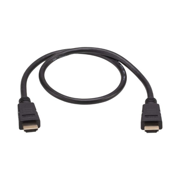 2L-7DA6H - Cáp HDMI 2.0 dài 0.6M, cỡ M/M, dây 30AWG, màu đen
